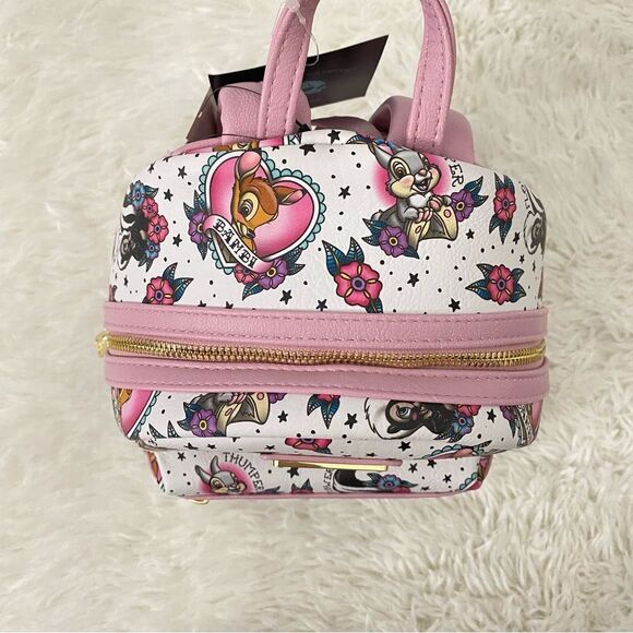 Loungefly Disney Bambi Tattoo Print Mini Backpack ? main image 5